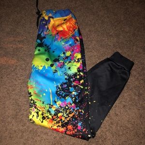 Paint splatter jogger sweats!!!